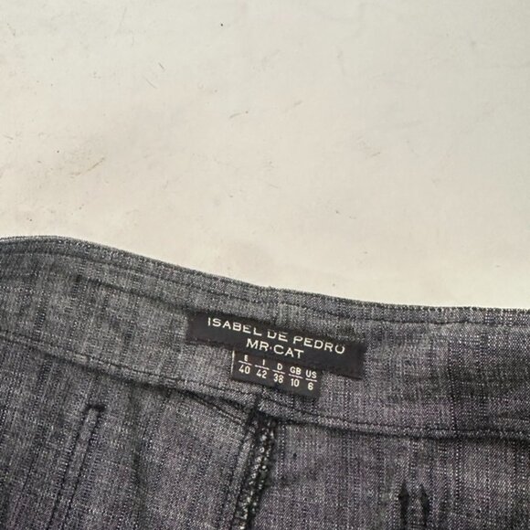 ISABEL DE PEDRO GREY TWO PIECE SKIRT SUIT SET - Picture 5 of 11